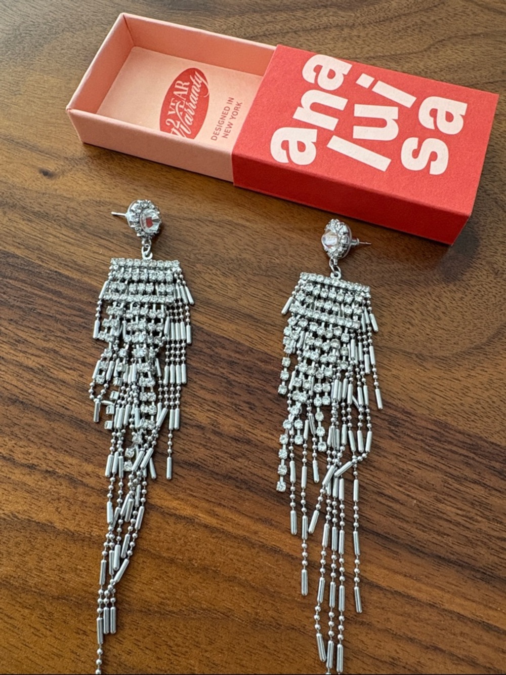 New ana luisa Cascade Fringe Earrings
